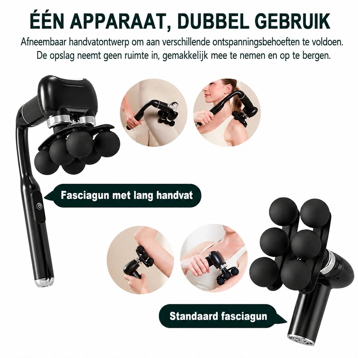 6-Heads Handhel Fascia Gun