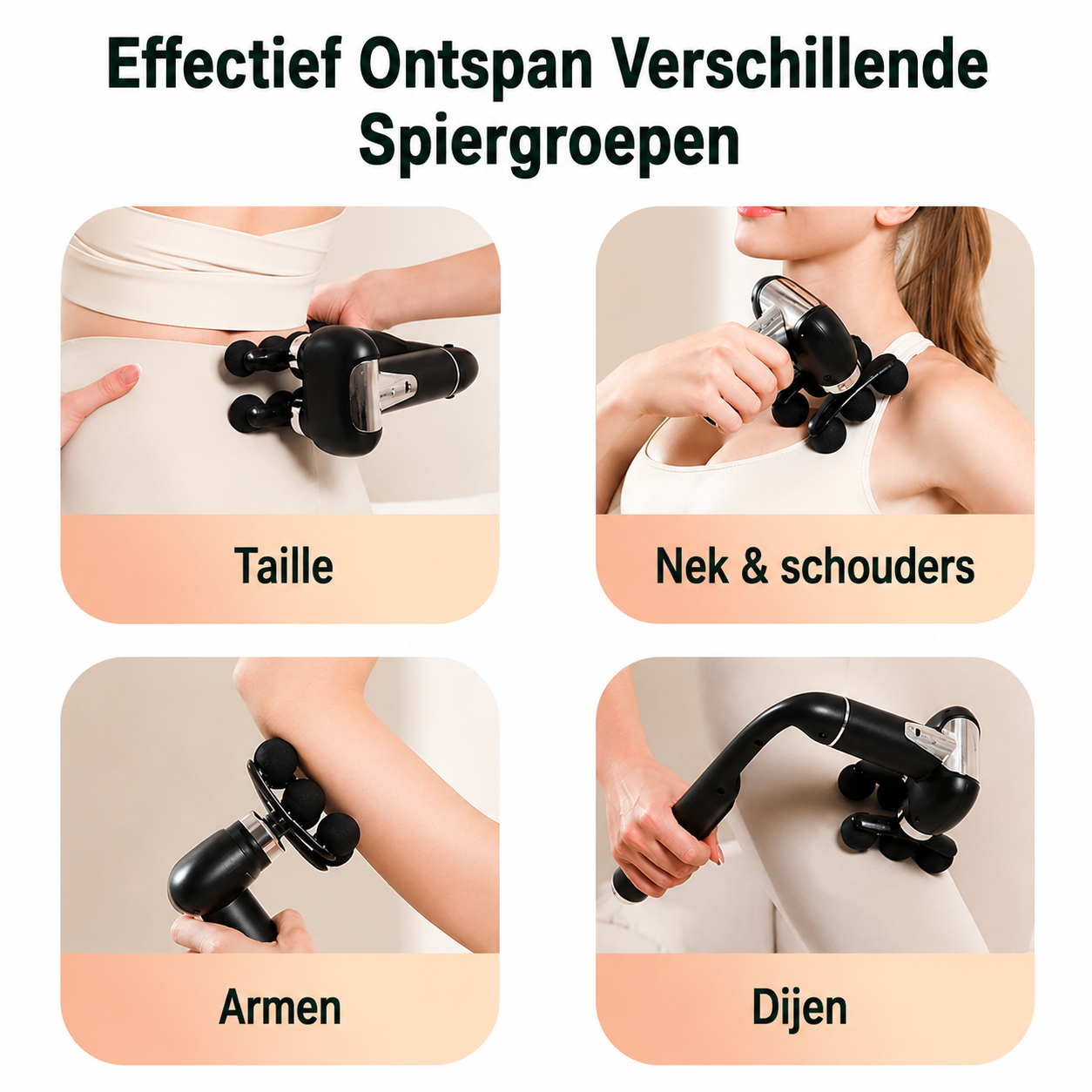 6-Heads Handhel Fascia Gun